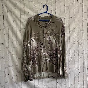 All Saints long sleeve button up shirt